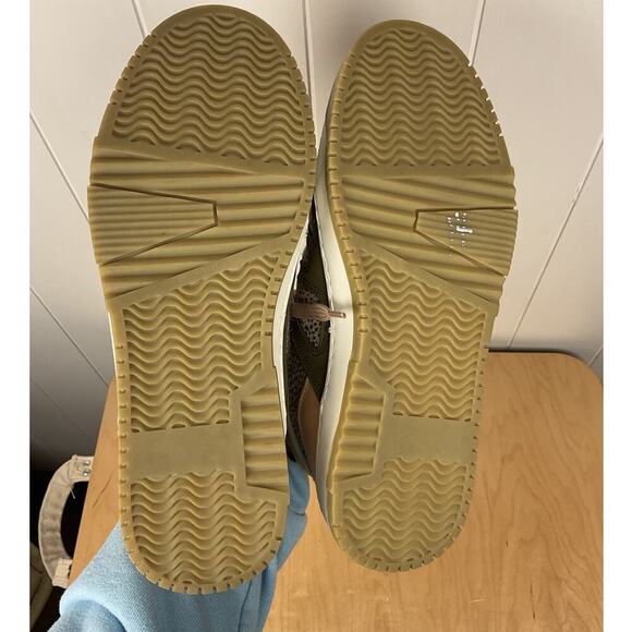 Maruti Mona Leather and Pony Hi Top Trainers in Pink/Olive Size EU 39 - Picture 8 of 8